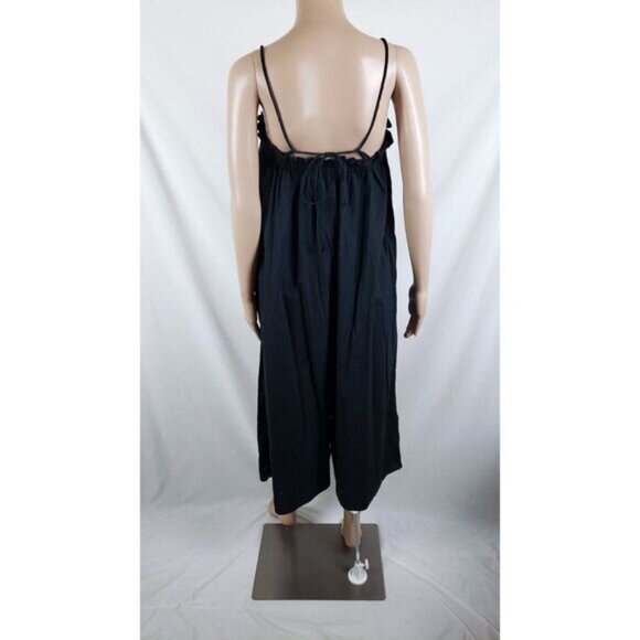 Everlane Flowy Jumpsuit Palazzo Womens XS Black Japanese Minimalist Resort Boho - Picture 3 of 12